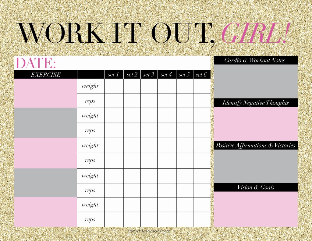 4 Workout Schedule Templates Excel Xlts