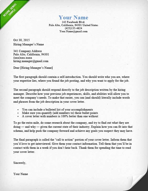 40 Battle Tested Cover Letter Templates for Ms Word