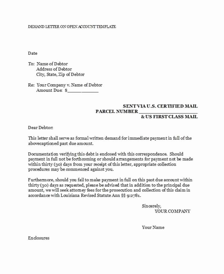 demand letter