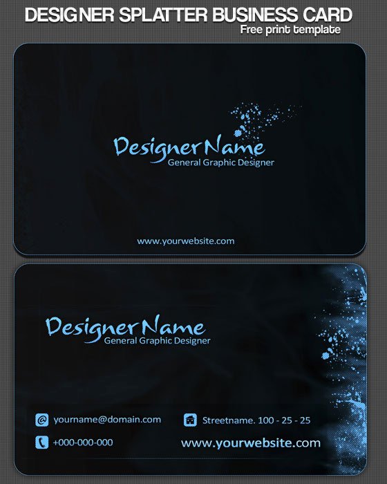 40 Best Free Business Card Templates In Psd File format