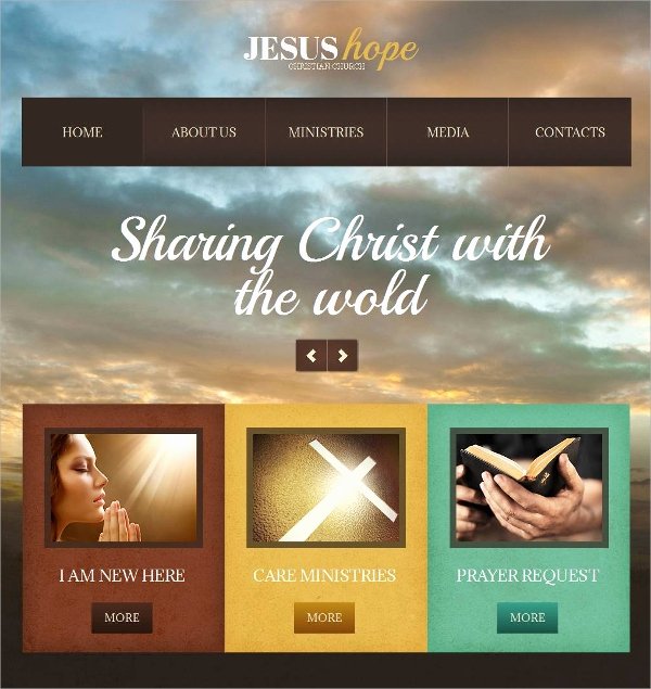 40 Church Website themes &amp; Templates