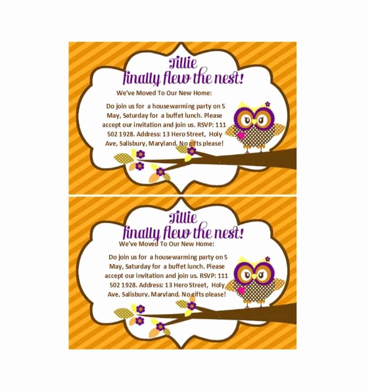 40 Free Printable Housewarming Party Invitation Templates