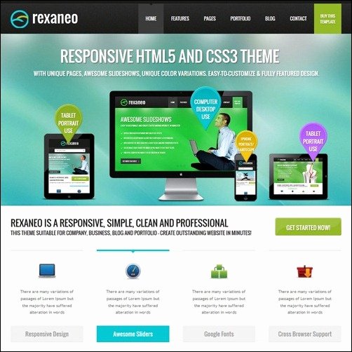 40 High Quality Business Website Templates