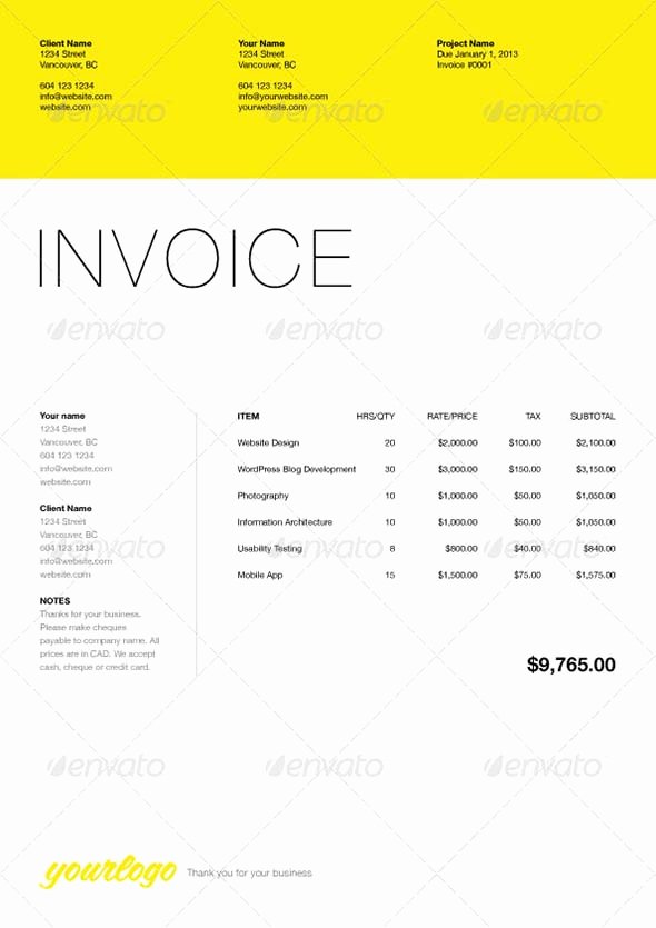 40 Invoice Templates