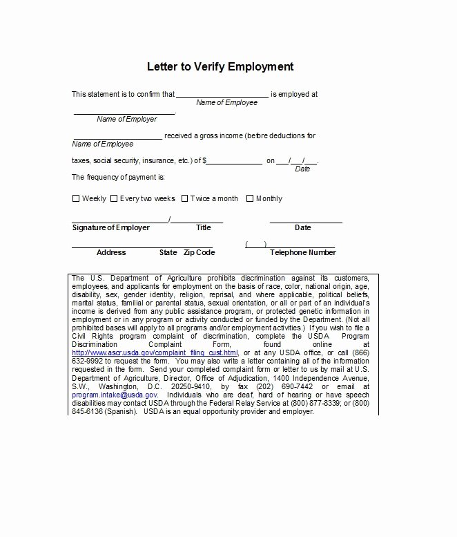40 Proof Of Employment Letters Verification forms &amp; Samples