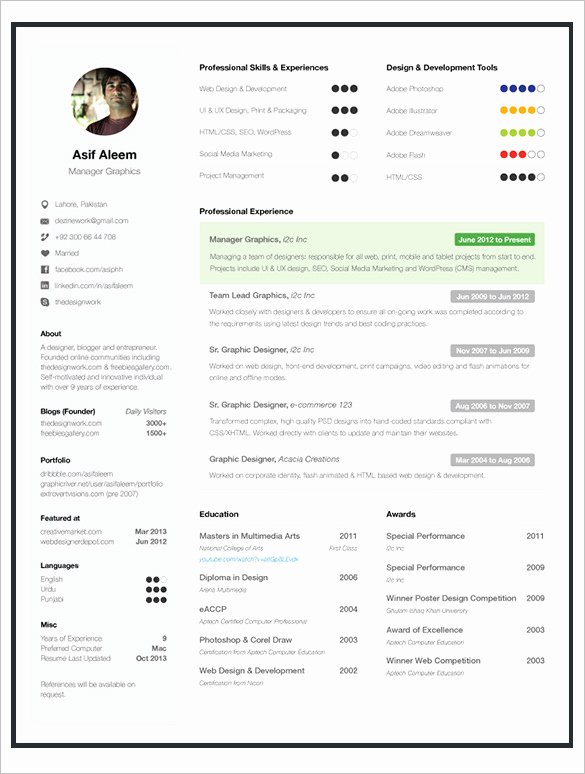 41 E Page Resume Templates Free Samples Examples