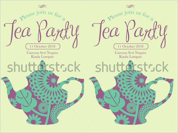 41 Tea Party Invitation Templates Psd Ai