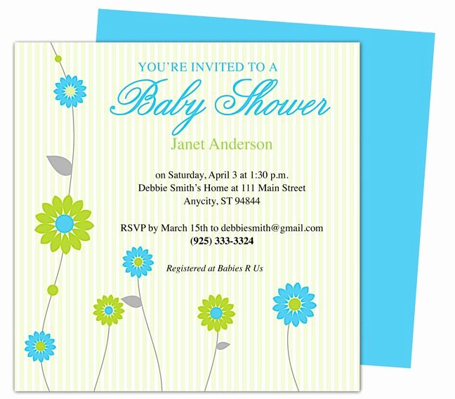 42 Best Images About Baby Shower Invitation Templates On