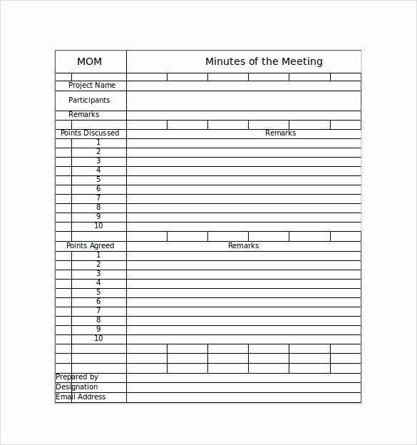 42 Free Sample Meeting Minutes Templates