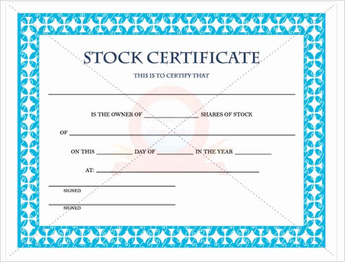 42 Stock Certificate Templates Free Word Pdf Excel formats