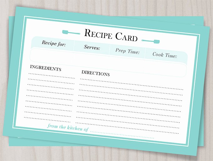 43 Amazing Blank Recipe Templates for Enterprising Chefs