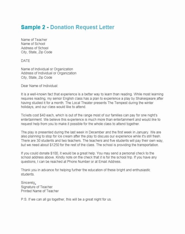 43 Free Donation Request Letters &amp; forms Template Lab