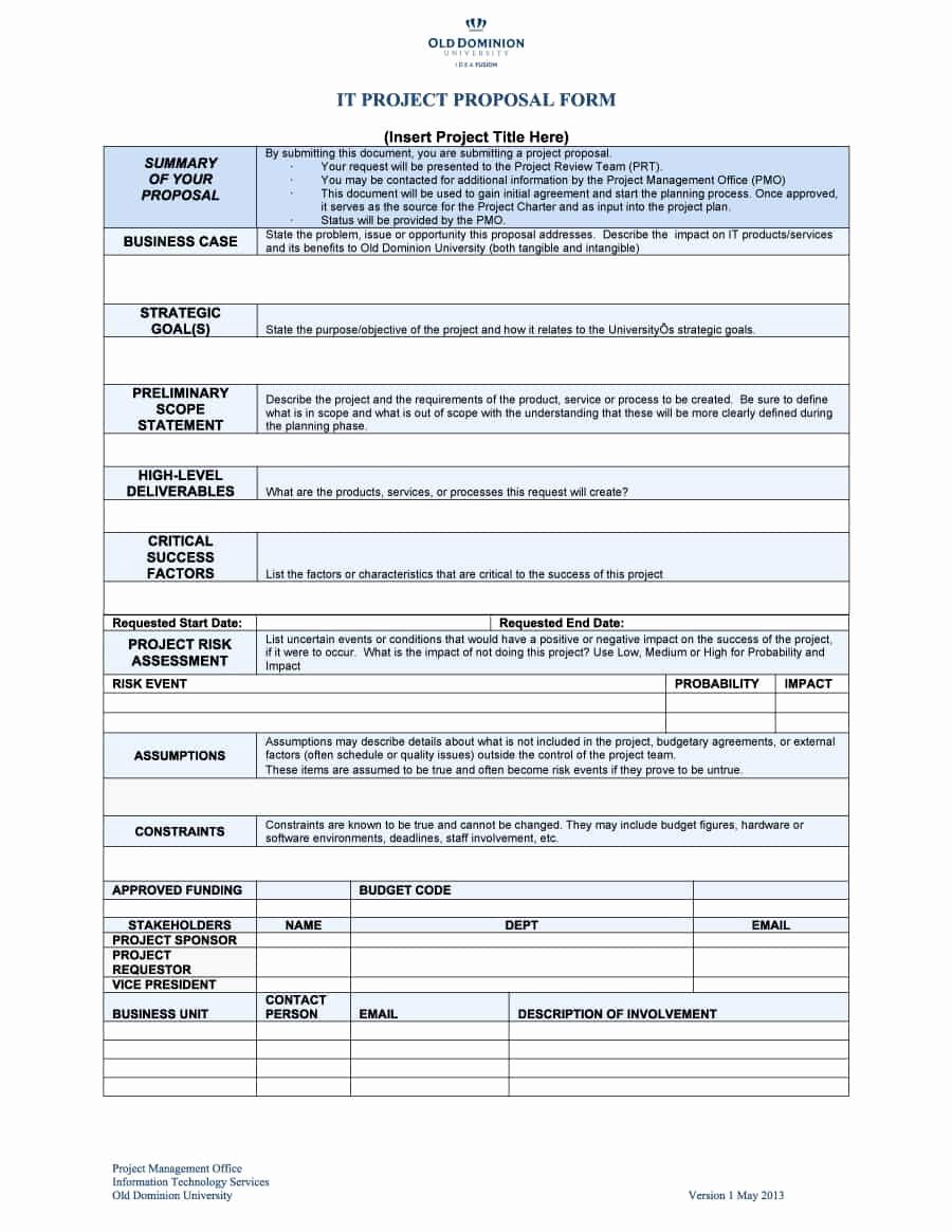 project proposal templates