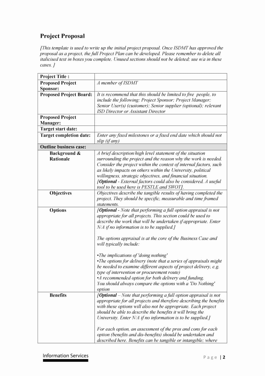 project proposal templates