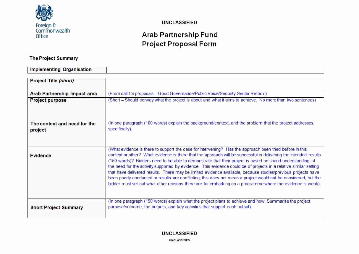 43 Professional Project Proposal Templates Template Lab