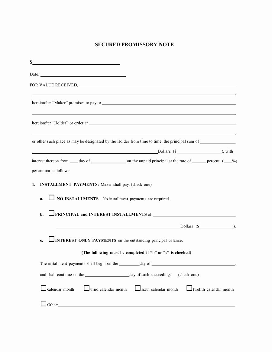 45 Free Promissory Note Templates &amp; forms [word &amp; Pdf