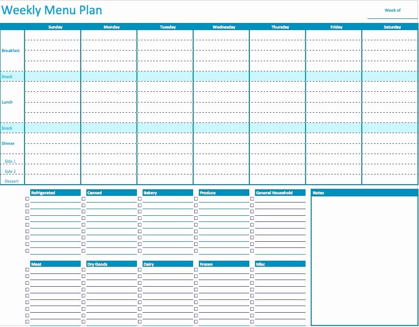 45 Printable Weekly Meal Planner Templates