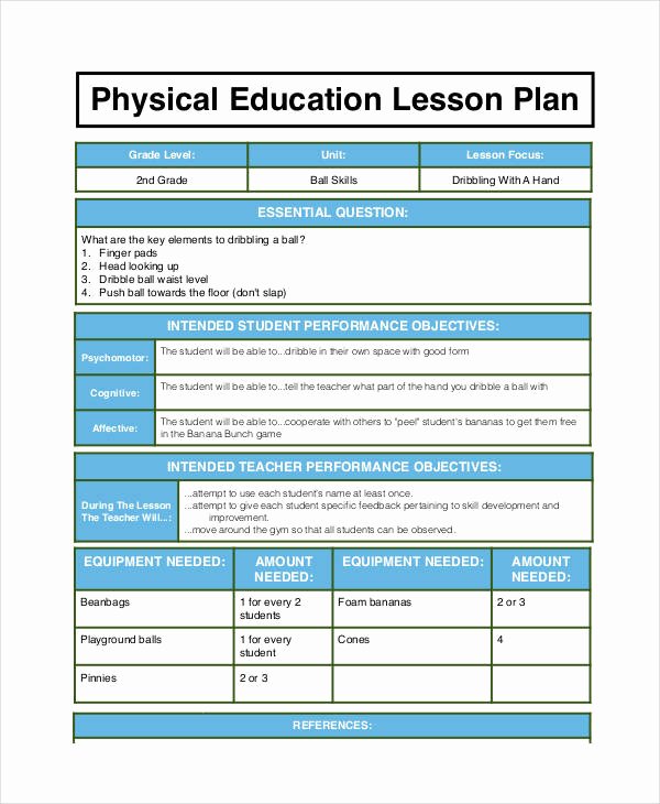 49 Examples Of Lesson Plans