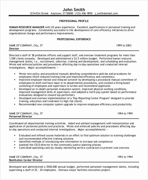 49 Professional Manager Resumes Pdf Doc