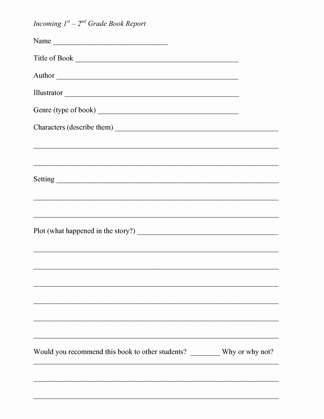 4th Grade Biography Book Report Outline Book Report Help