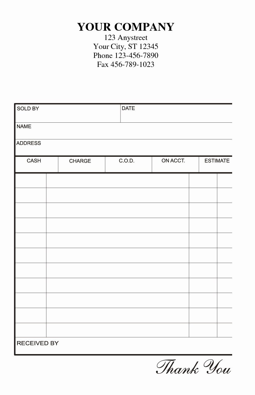 5 Best Of Credit Card Sales Receipt forms Templates