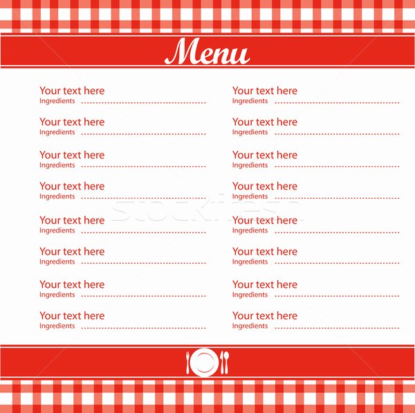 post free blank printable template restaurant menus