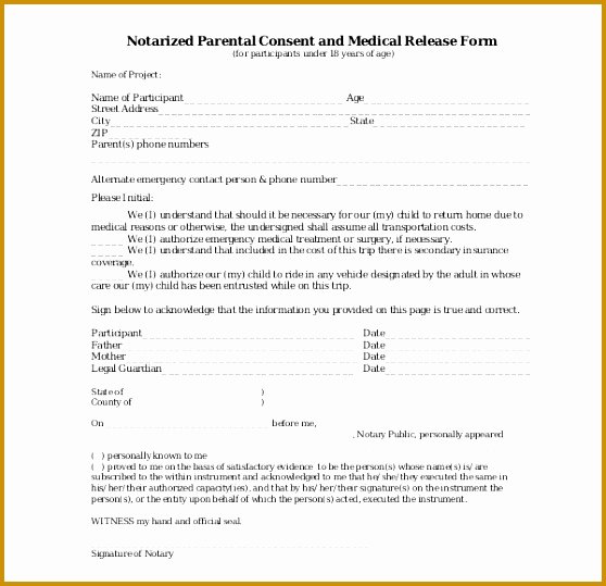 5 Consent to Treat form Template