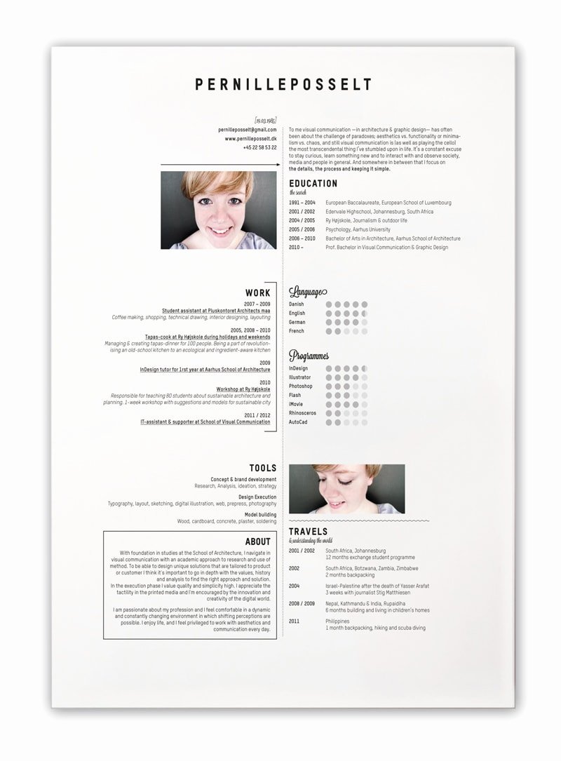 5 Cool Design Ideas for Creative Resumes