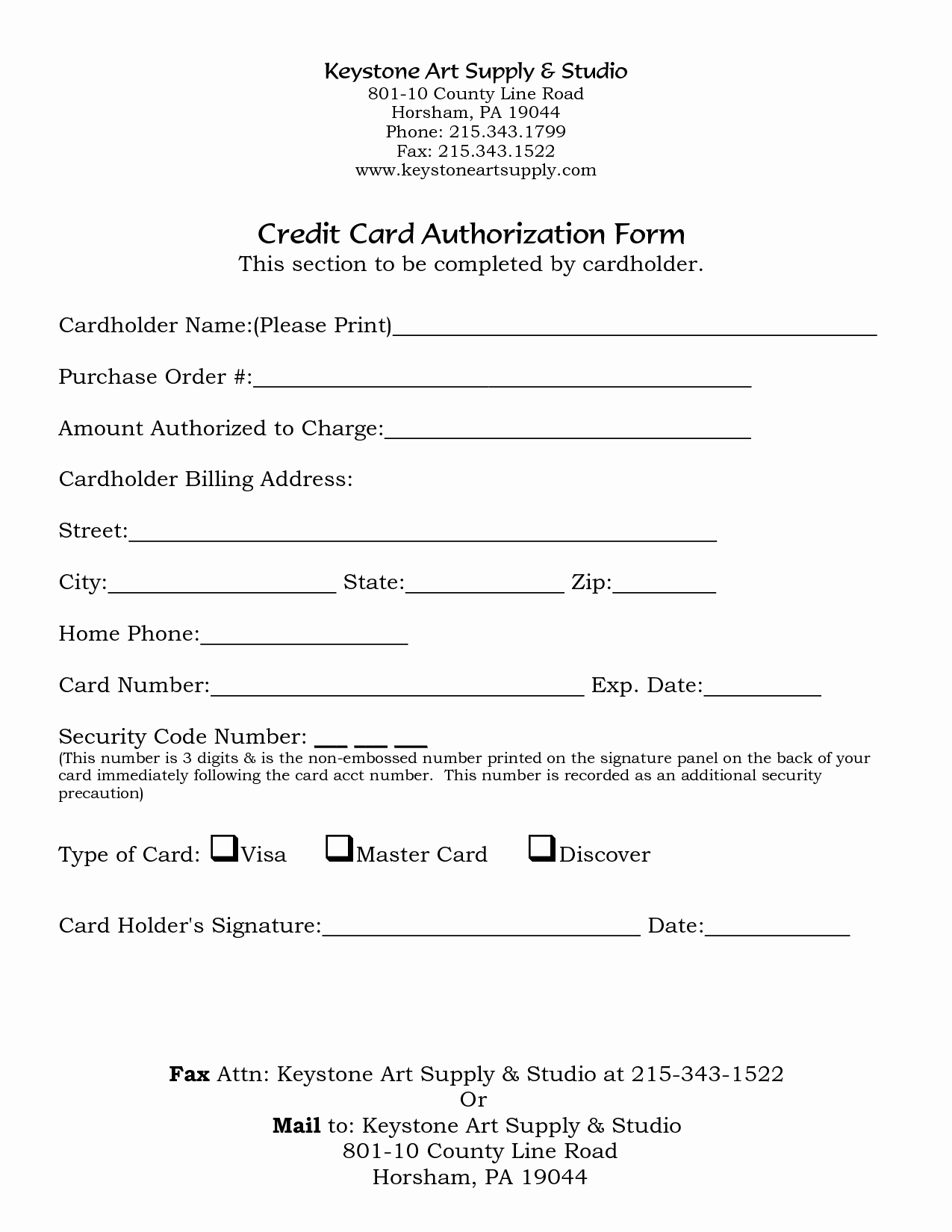 5 credit card form templates