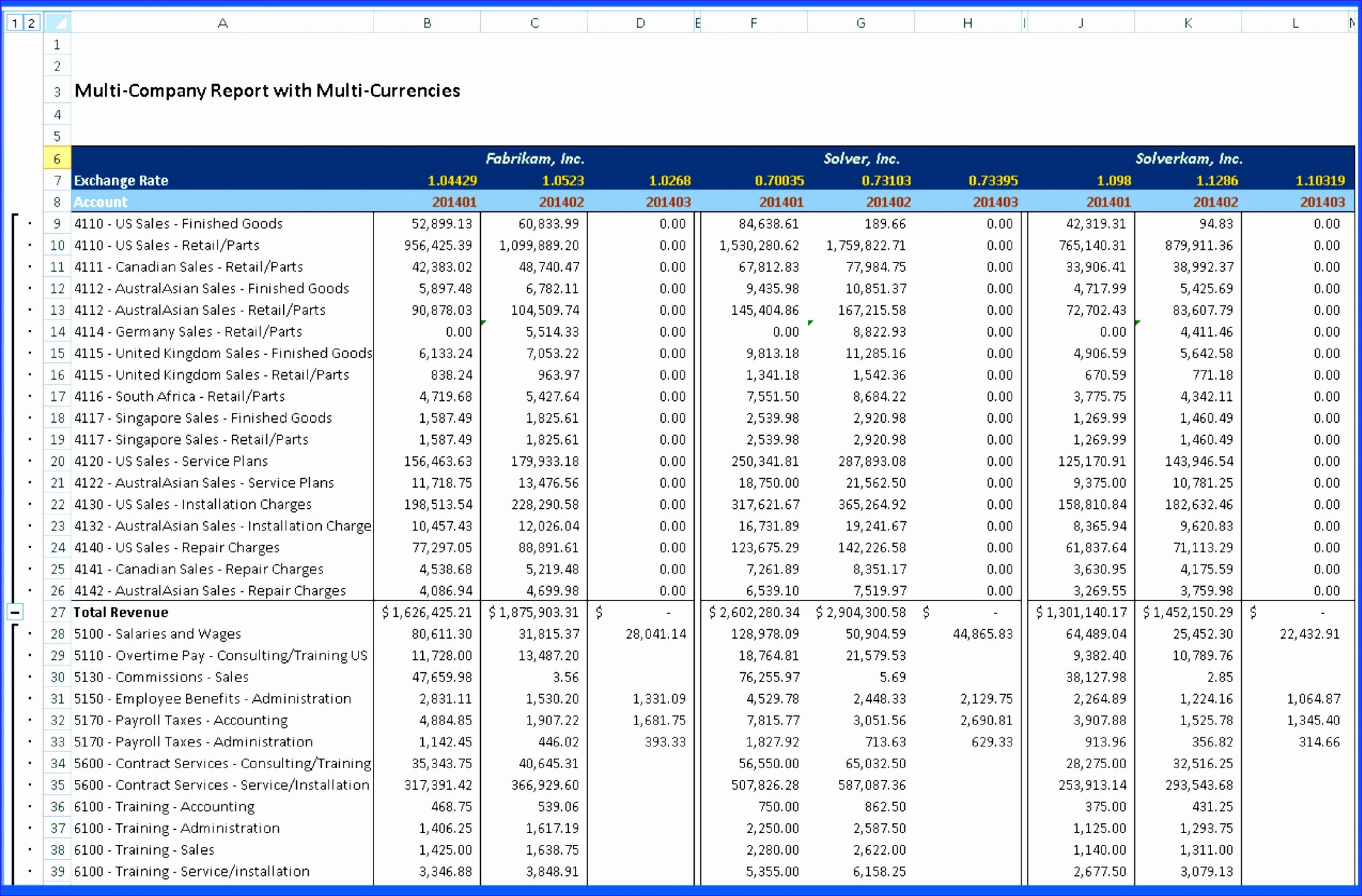 5 Excel Templates for Financial Statements