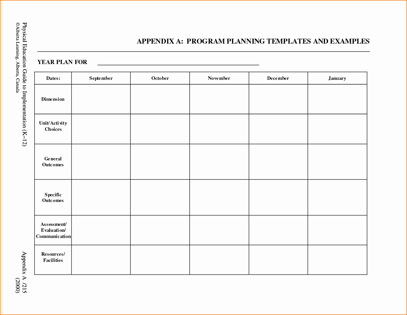 5 Free Lesson Plan Template