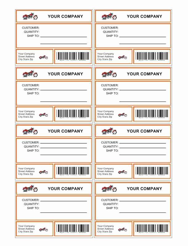 5 Free Shipping Label Templates Excel Pdf formats