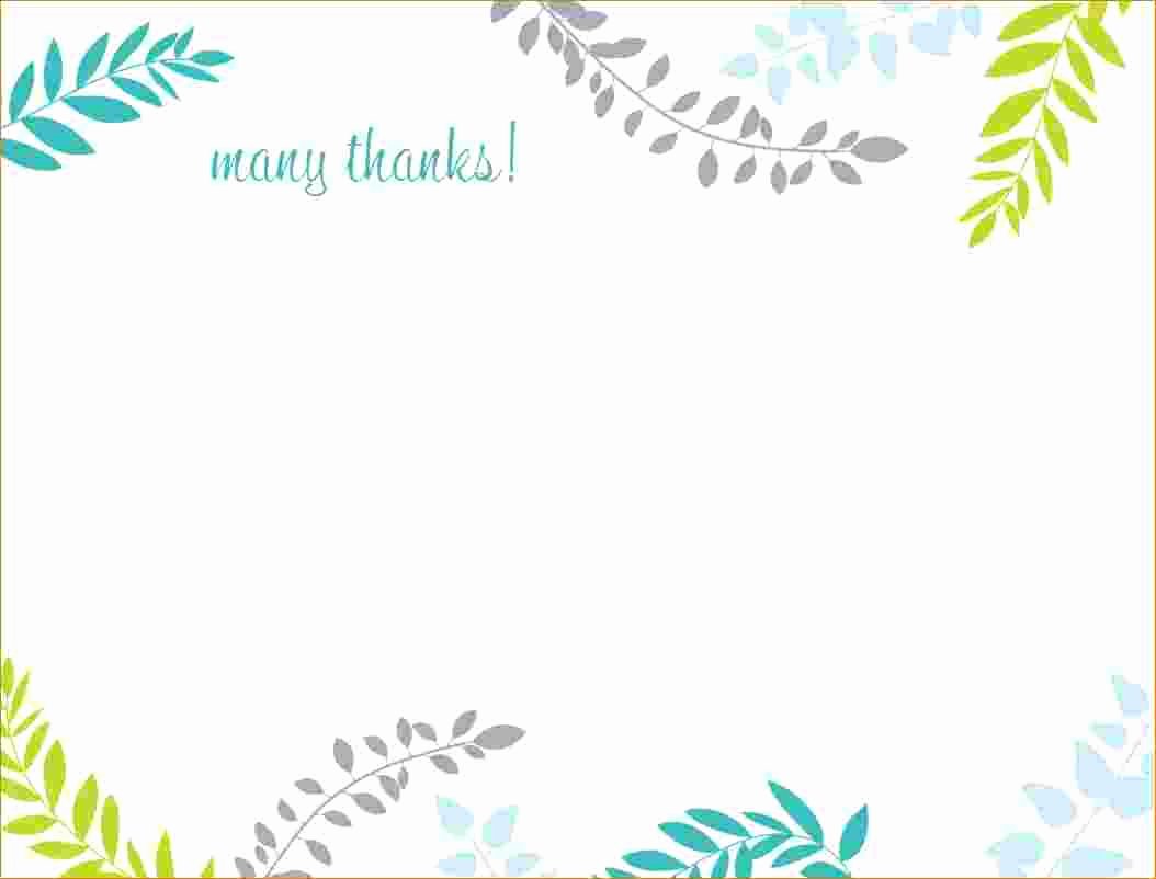 5 Free Thank You Card Template