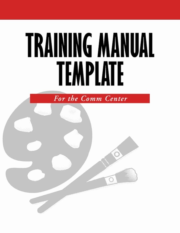 5 Free Training Manual Templates Excel Pdf formats