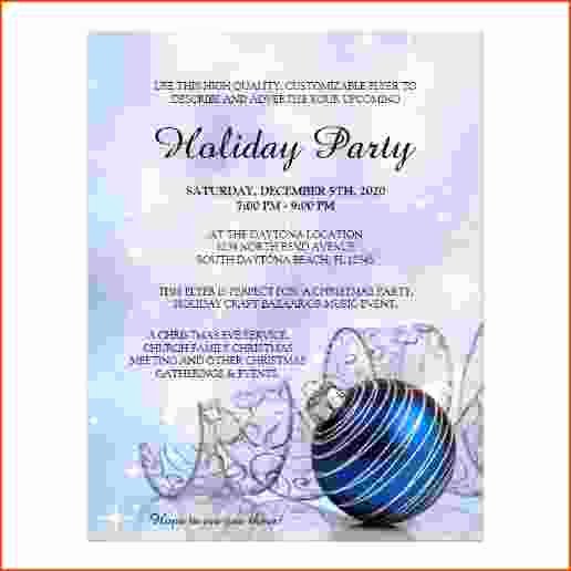 5 Holiday Flyer Templates Free Bookletemplate