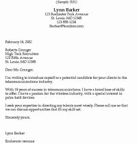 Email to Recruiter with Resume | Latter Example Template