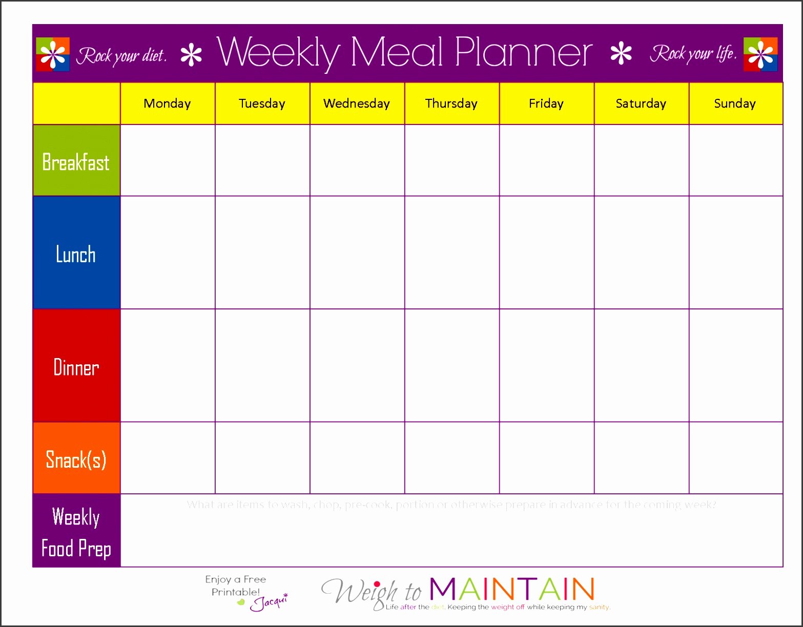 5 Kindergarten Weekly Lesson Plan Template
