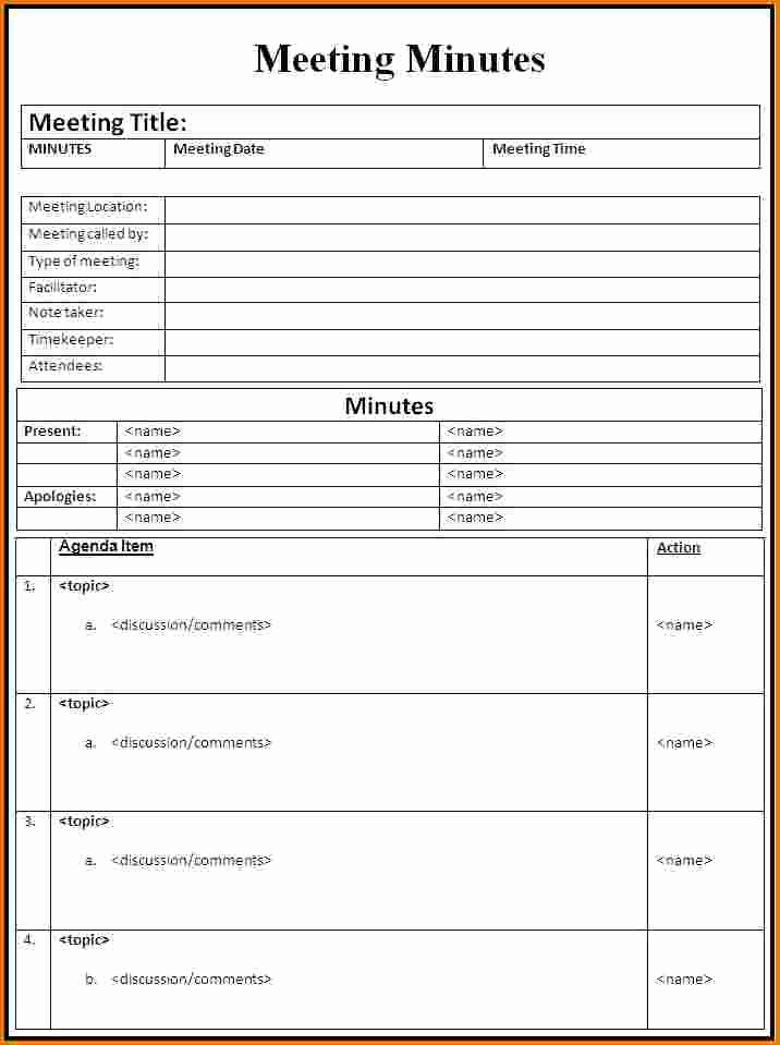 5 meeting templates