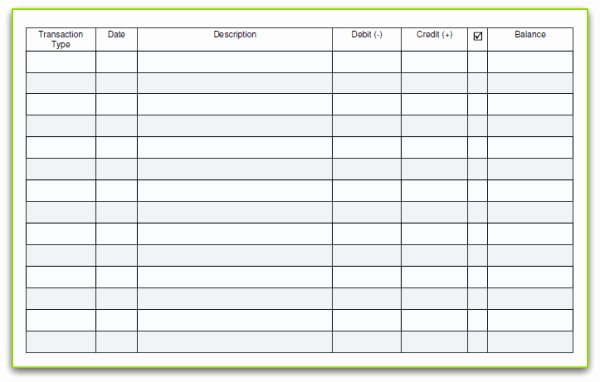 5 printable check register templates