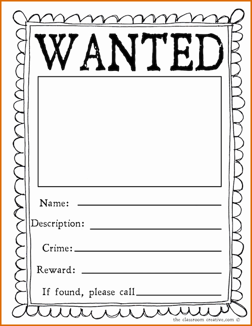 5 Wanted Poster Templates