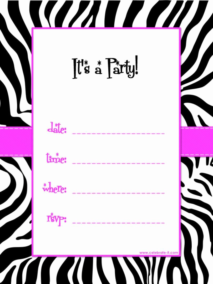 free birthday invitation templates