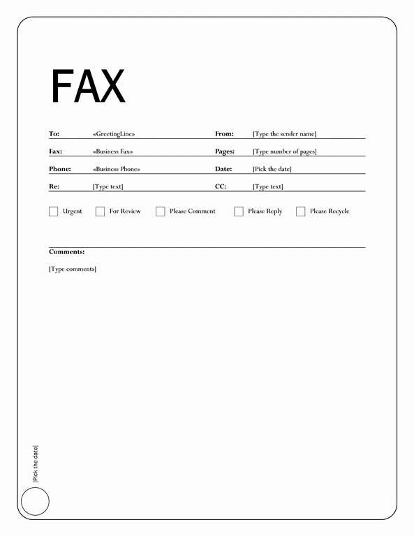 50 Free Fax Cover Sheet Templates [ Word Pdf ]
