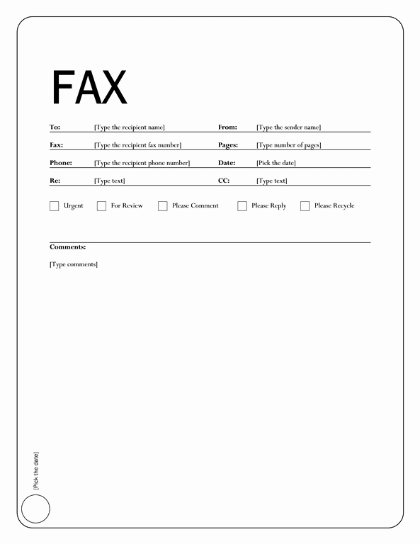 50 Free Fax Cover Sheet Templates [ Word Pdf ]