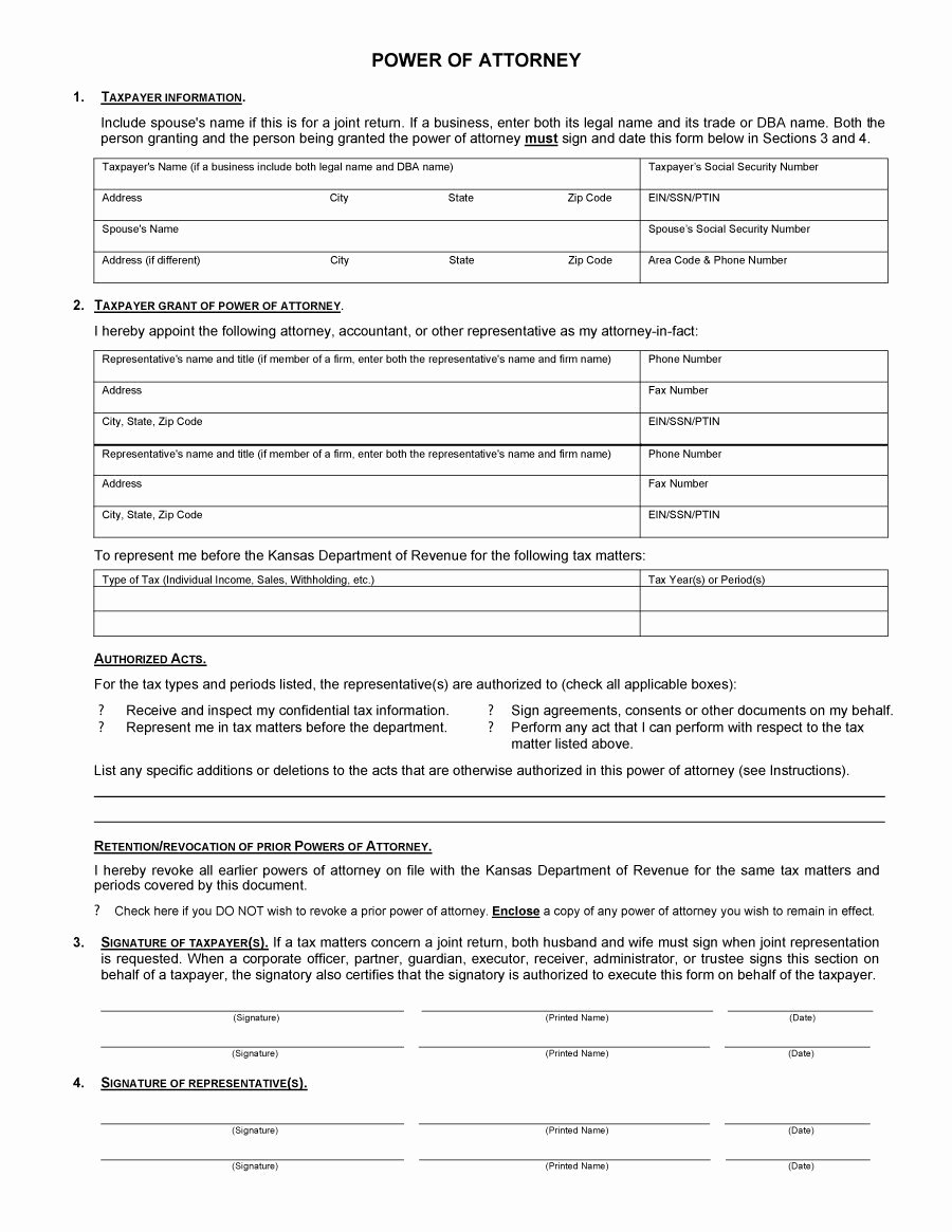 50 Free Power Of attorney forms &amp; Templates Durable