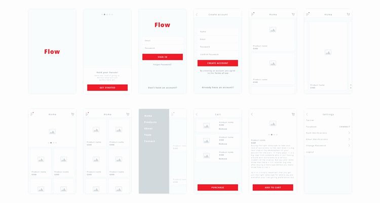 50 Free Wireframe Templates for Mobile Web and Ux Design