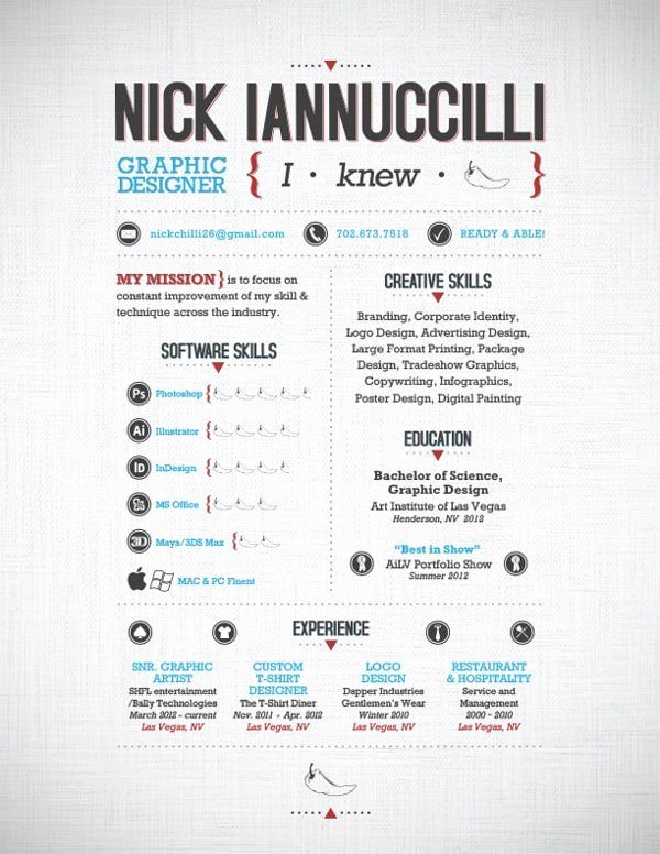 50 Inspiring Resume Designs and What You Can Learn From