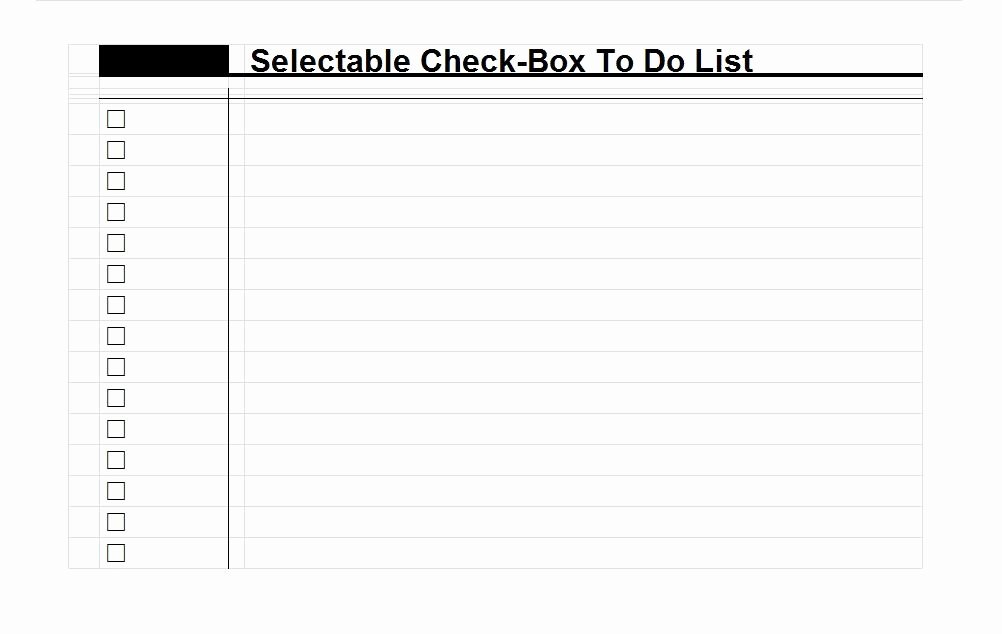 50 Printable to Do List &amp; Checklist Templates Excel Word