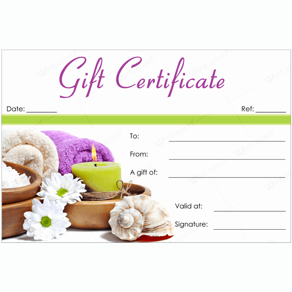 50 Spa Gift Certificate Designs to Try This Season