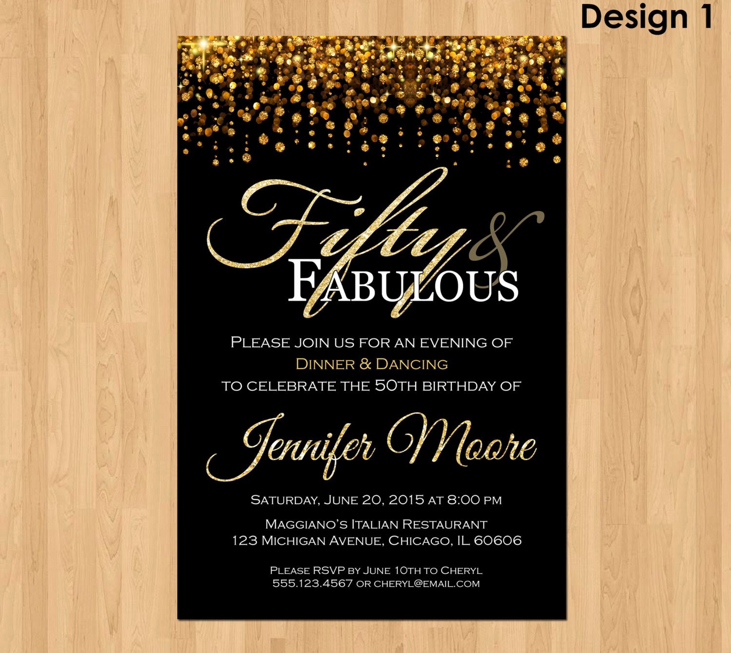 50th Birthday Invitations 50th Birthday Invitations for