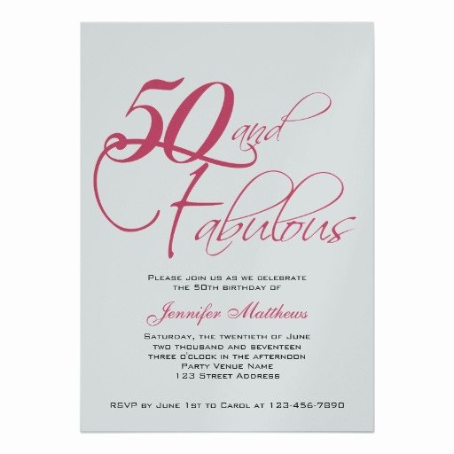 50th Birthday Invitations Ideas – Bagvania Free Printable
